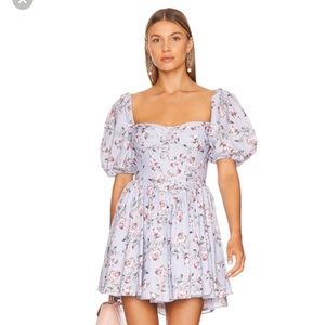 Bardot. Kiah Corset Mini Dress in Rose Floral